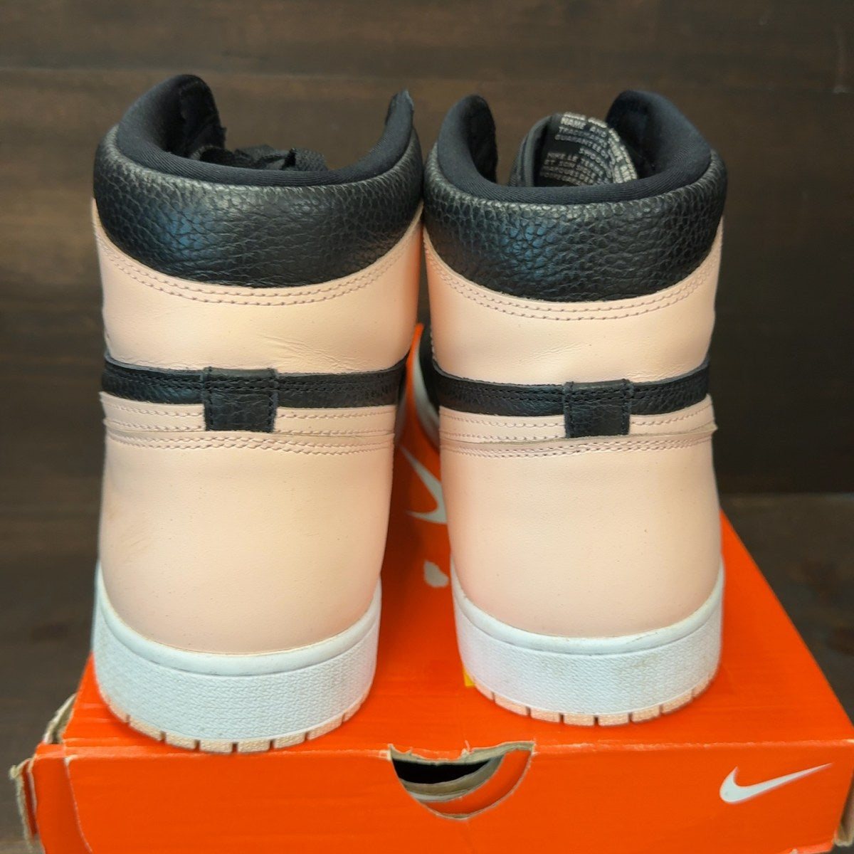 Jordan 1 Retro High Black Crimson Tint Size 14 (Pre-Owned) - Image 5