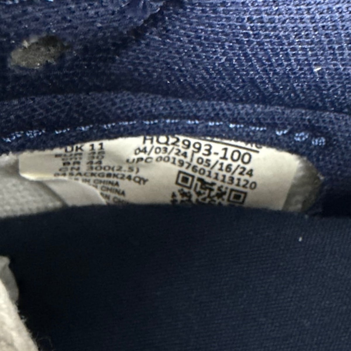 Jordan 1 Retro Low OG Howard University Size 12 (Pre-Owned) - aux