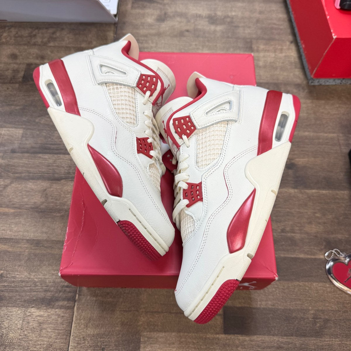 Jordan 4 Retro Valentine's Day Sierra Red (Women's) - Image 1