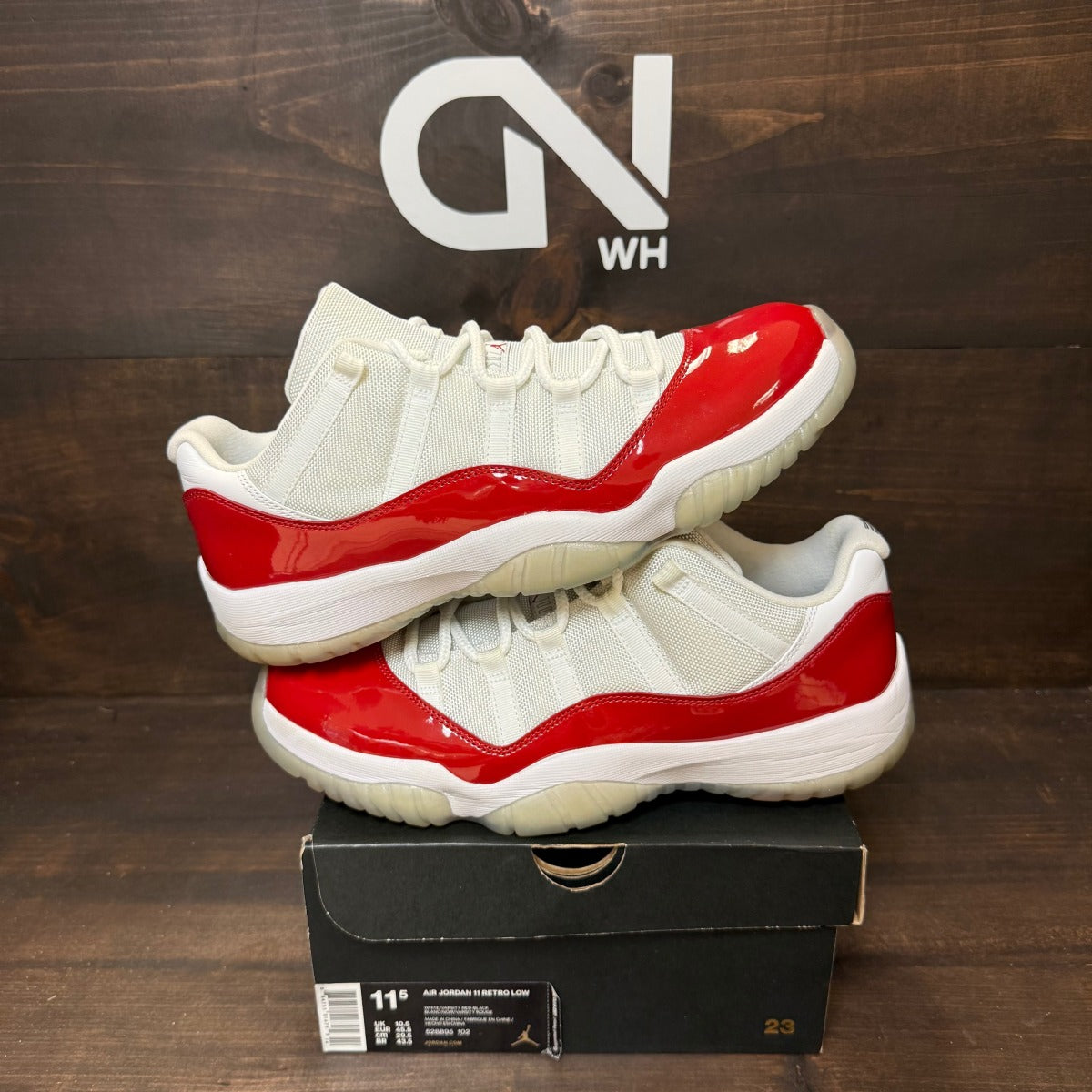Jordan 11 Retro Low Cherry (2016) - Image 1