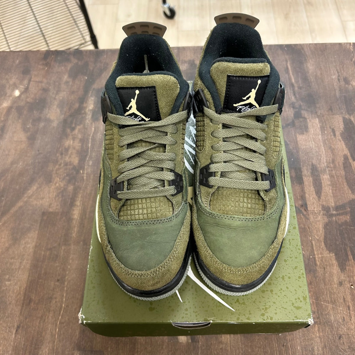 Jordan 4 Retro SE Craft Medium Olive (GS) - Image 2