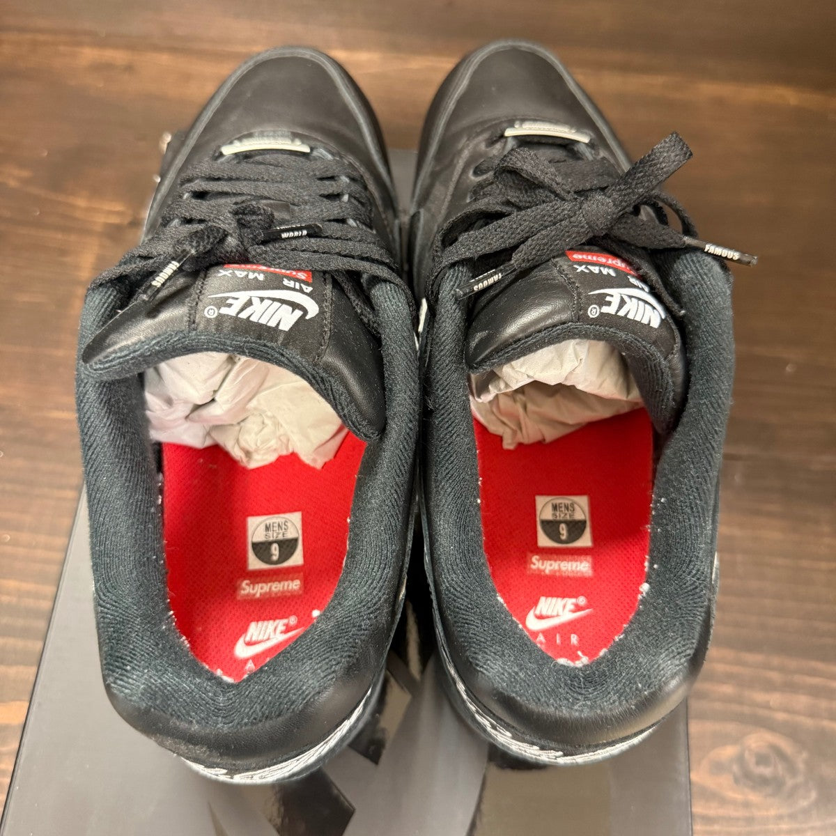 Nike Air Max 1 '87 SP Supreme Black White - Image 5