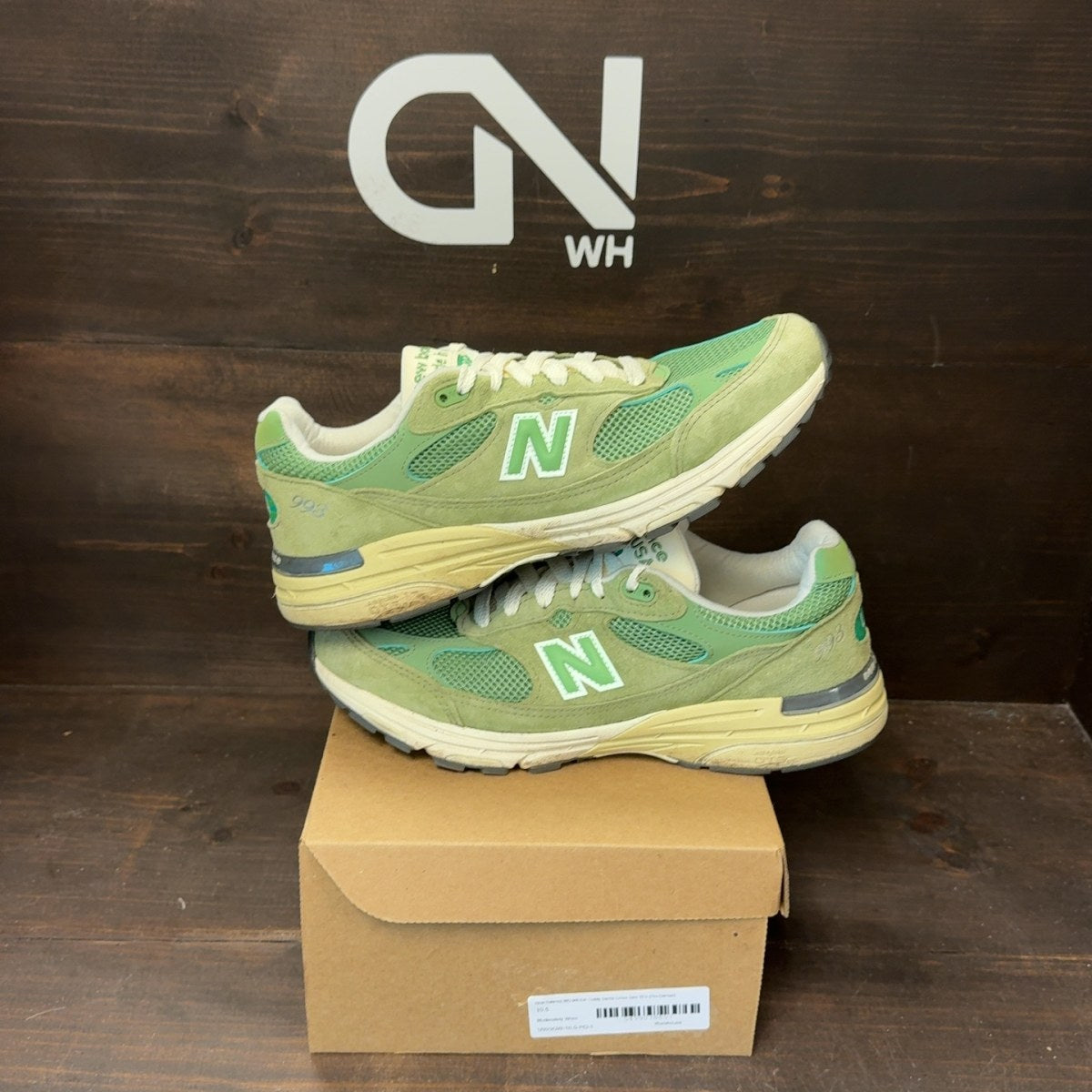 New Balance 993 MiUSA Teddy Santis Chive Size 10.5 (Pre-Owned) - Image 1