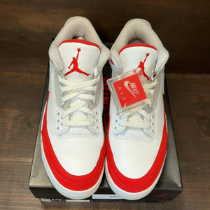 Jordan 3 Retro Tinker White University Red Size 14 (Pre-Owned) - tag