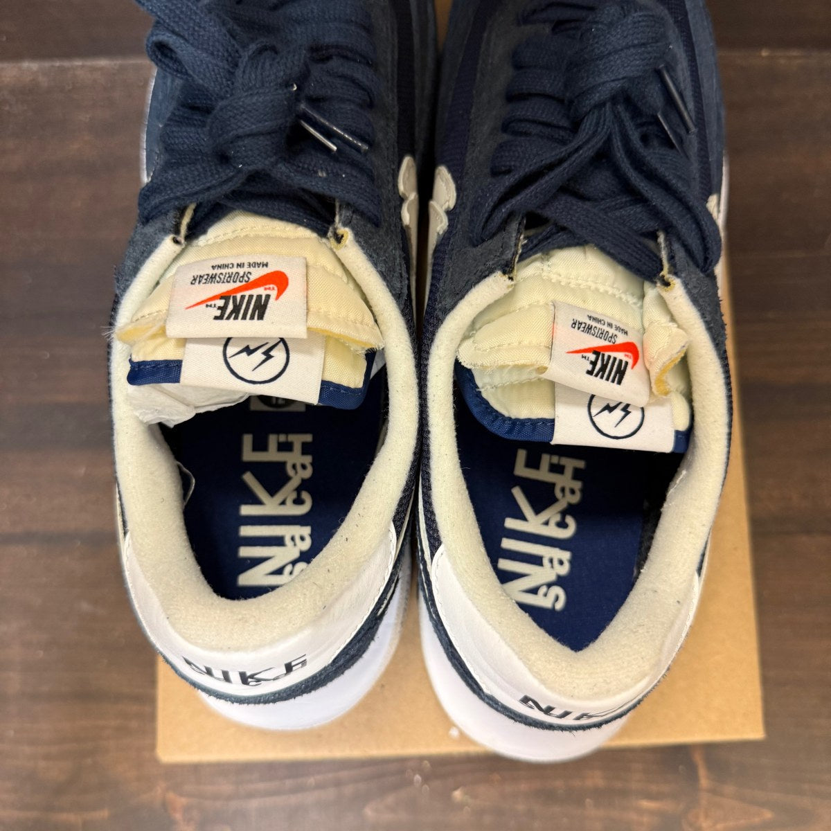 Nike LD Waffle SF sacai Fragment Blue Void Size 12 (Pre-Owned) - Image 4