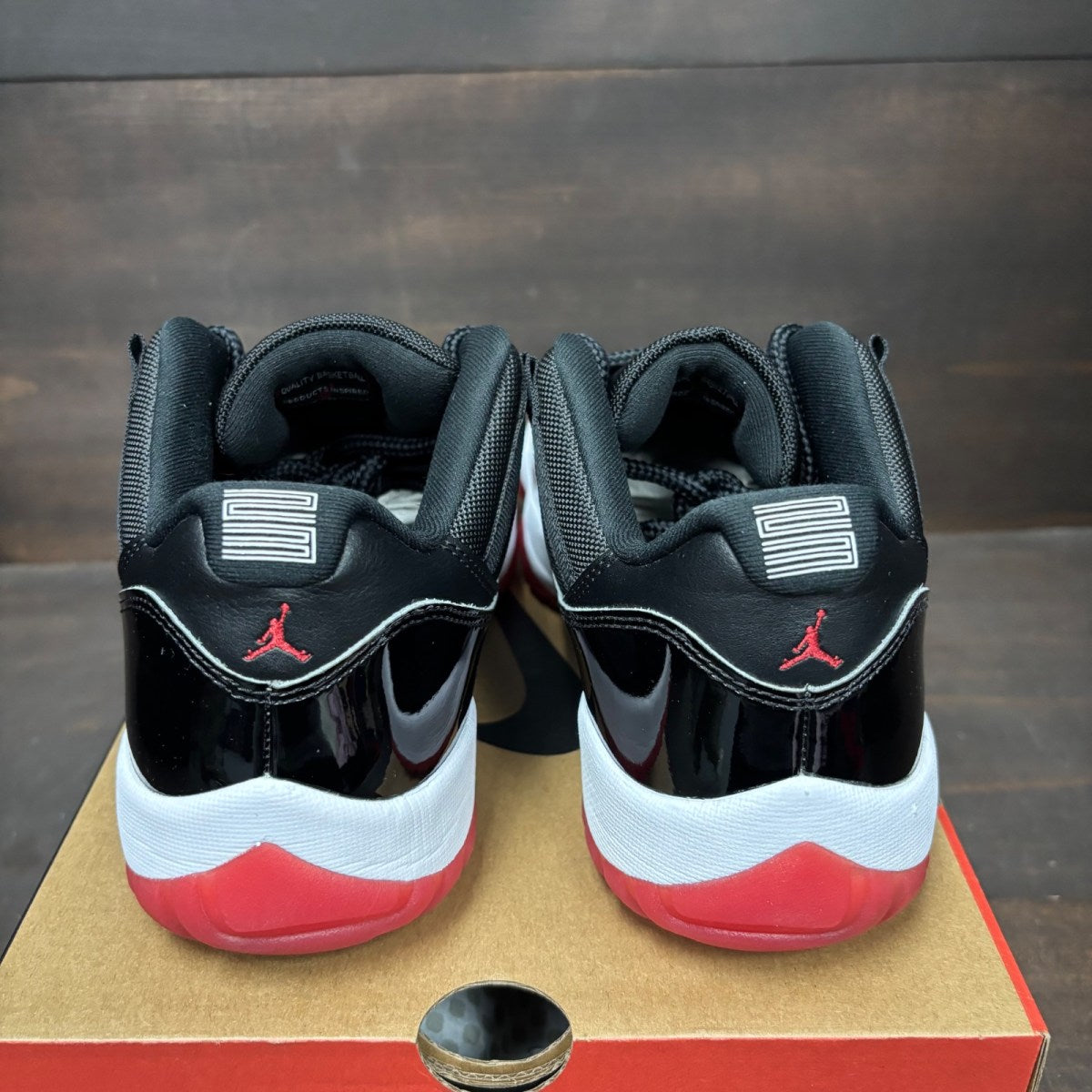 Jordan 11 Retro Low Bred (2025) Size 8.5 (Pre-Owned) - Image 5