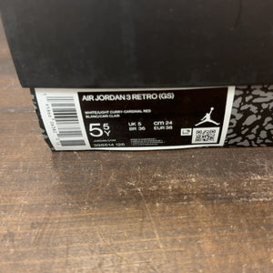 Jordan 3 Retro Cardinal (GS) - Image 6