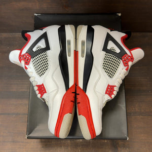 Jordan 4 Retro Fire Red (2020) Size 7.5 (Pre-Owned) - aux