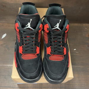 Jordan 4 Retro Red Thunder Size 8 (Pre-Owned) - tag