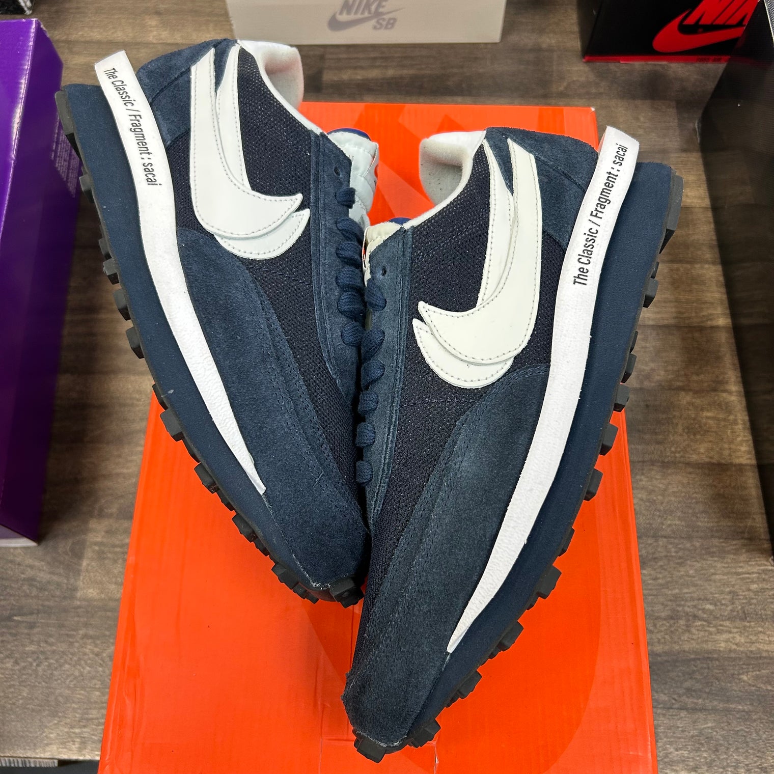 Sacai Fragment Navy LDWaffle (USED)