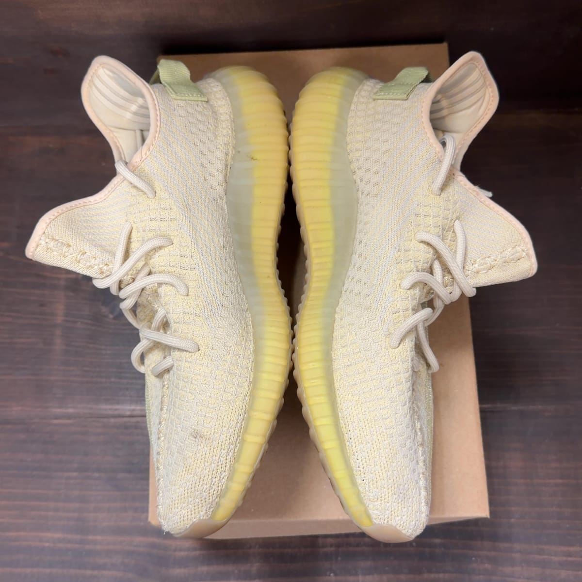 adidas Yeezy Boost 350 V2 Flax Size 10 (Pre-Owned) - aux