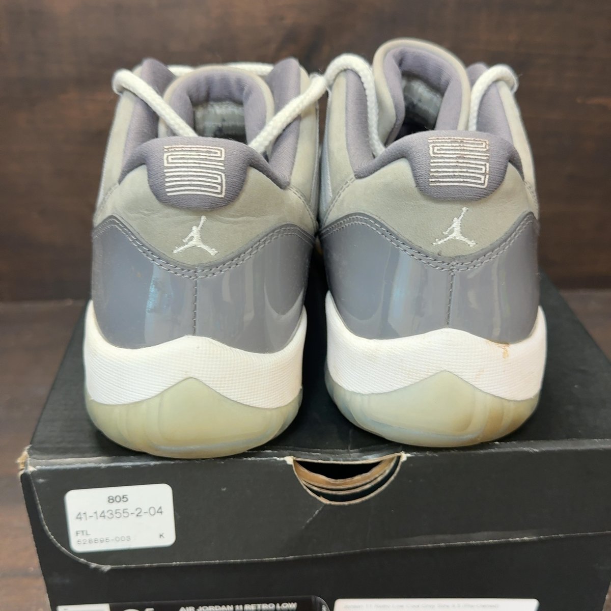 Jordan 11 Retro Low Cool Grey Size 9.5 (Pre-Owned) - aux