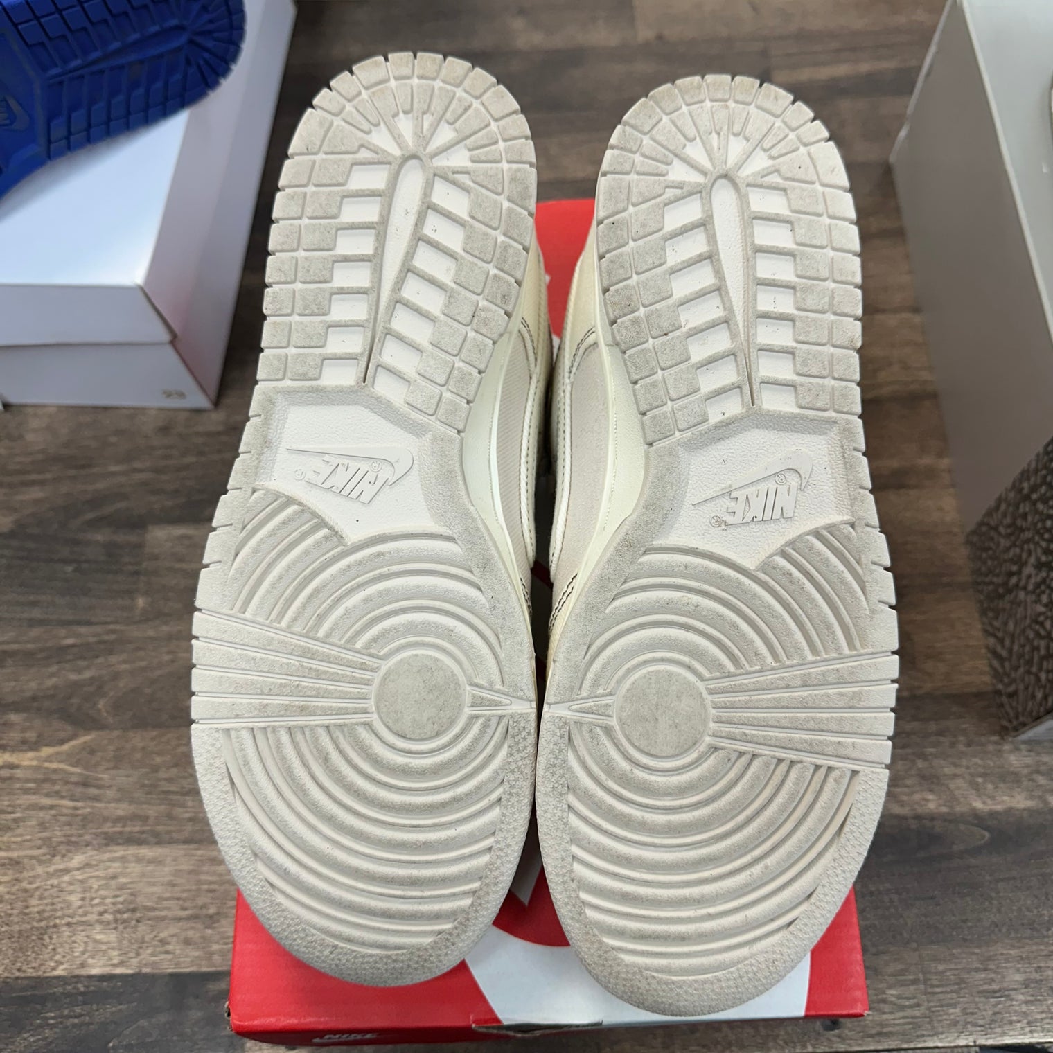 Light Orewood Brown Sashiko Dunk Low (USED, Replacement Box)