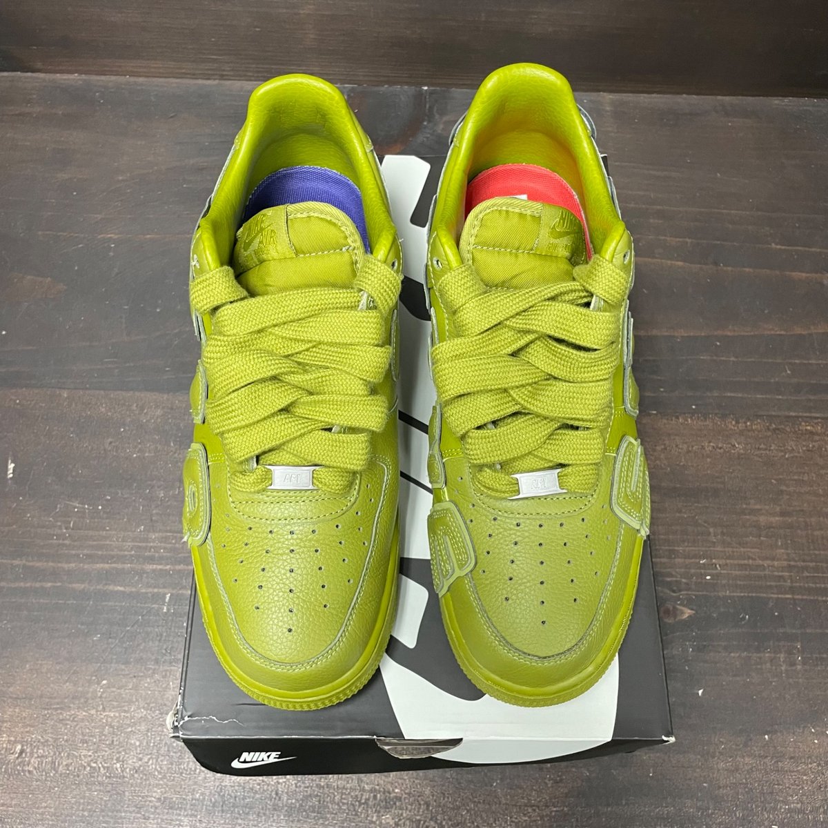 Nike Air Force 1 Low Cactus Plant Flea Market Moss Size 9.5 (Pre-Owned) - back