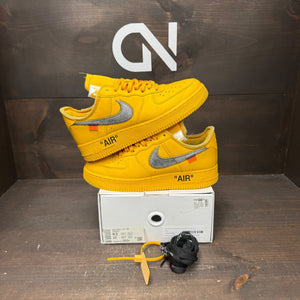 Nike Air Force 1 Low Off-White ICA University Gold - Image 1