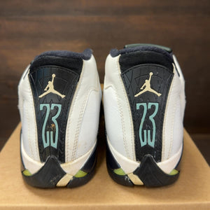 Jordan 14 Retro Oxidized Green (2016) (GS) Size 5Y (Pre-Owned) - aux