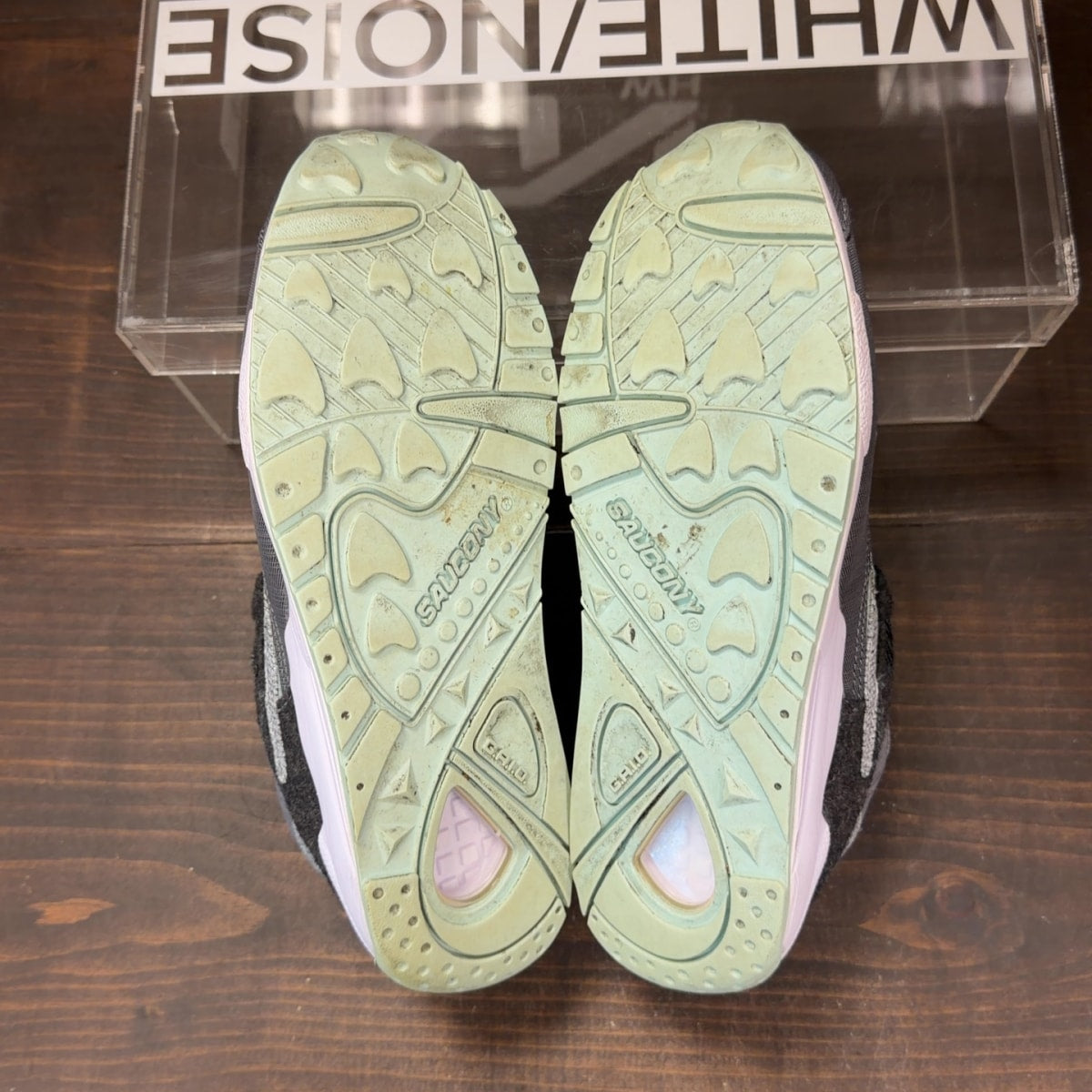 Saucony Grid 9000 END White Noise Size 9.5 (Pre-Owned) - aux