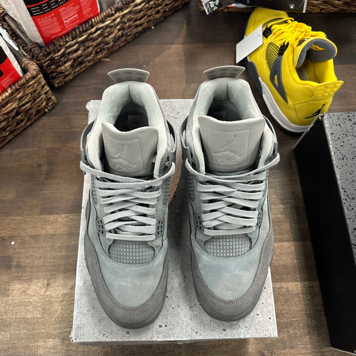 Jordan 4 Retro SE Paris Olympics Wet Cement - Image 2