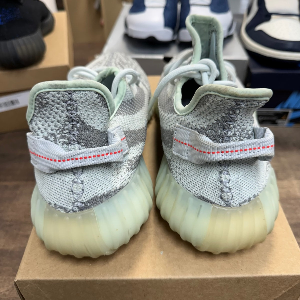 adidas Yeezy Boost 350 V2 Blue Tint Size 12 (Pre-Owned) - Image 3