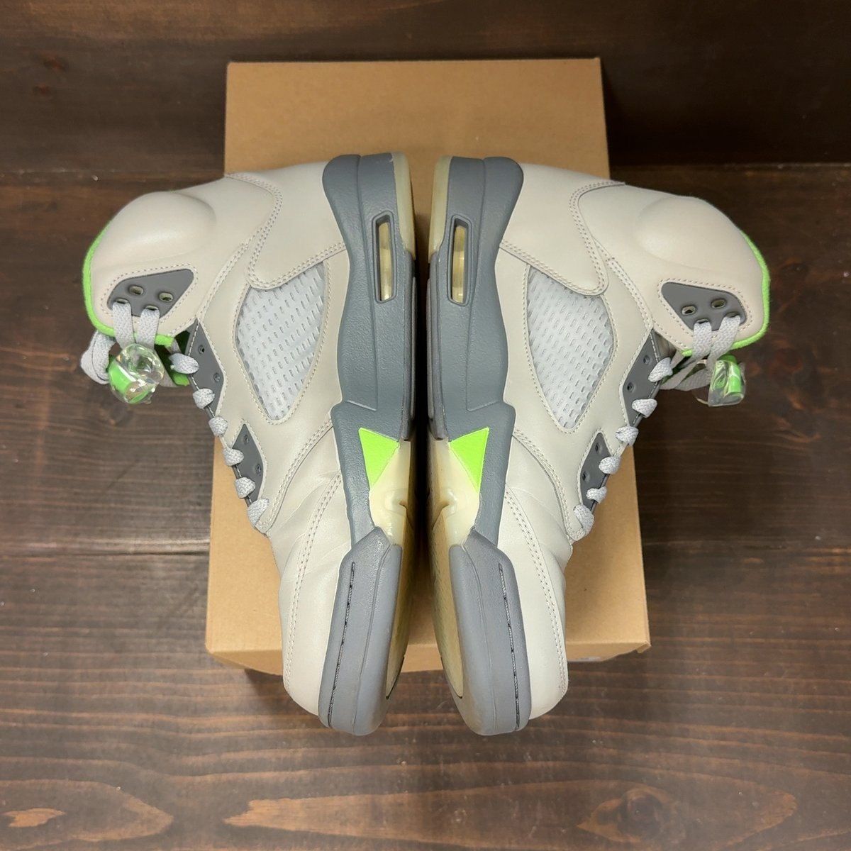 Jordan 5 Retro Green Bean (2022) Size 10 (Pre-Owned) - aux