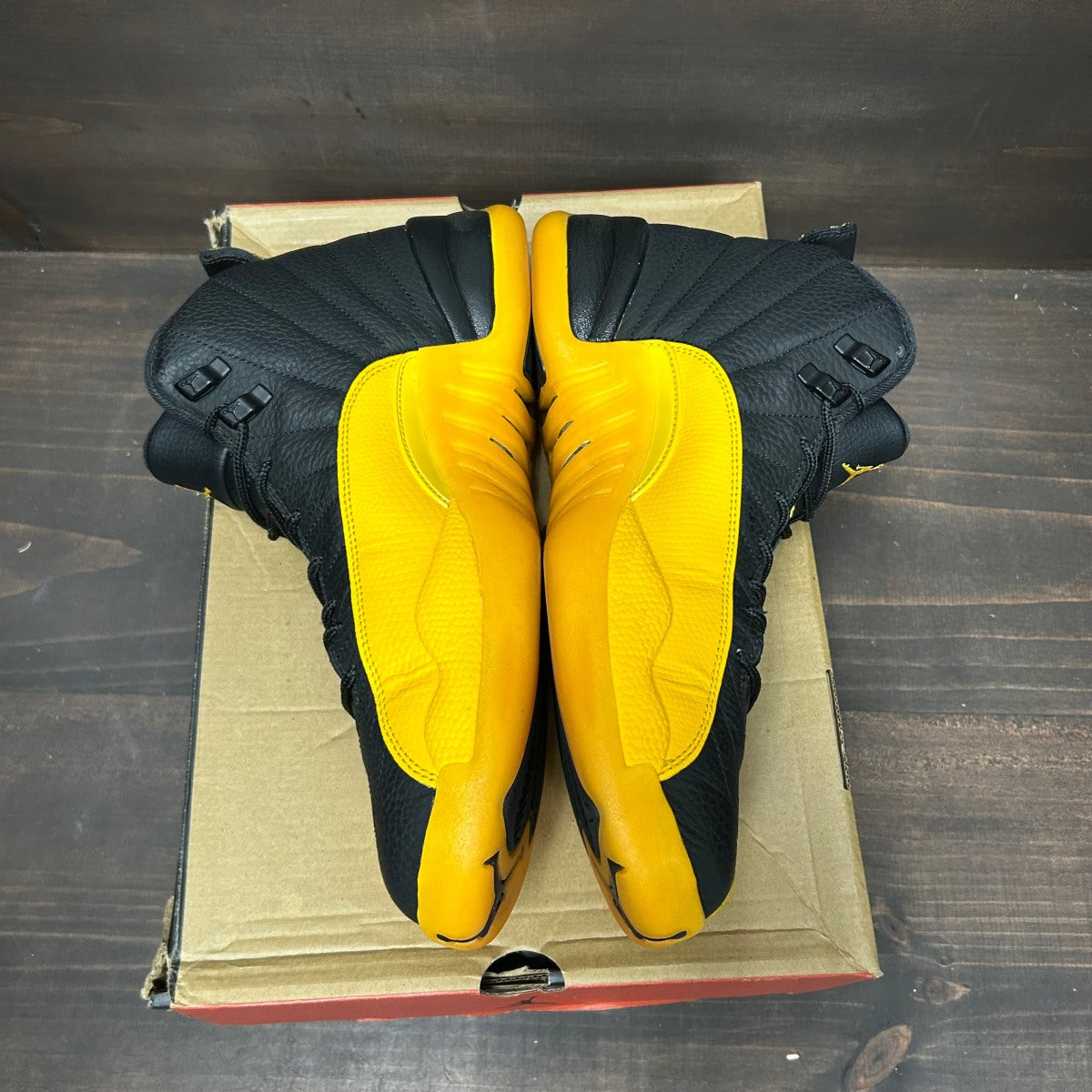 Jordan 12 Retro Black University Gold - Image 4