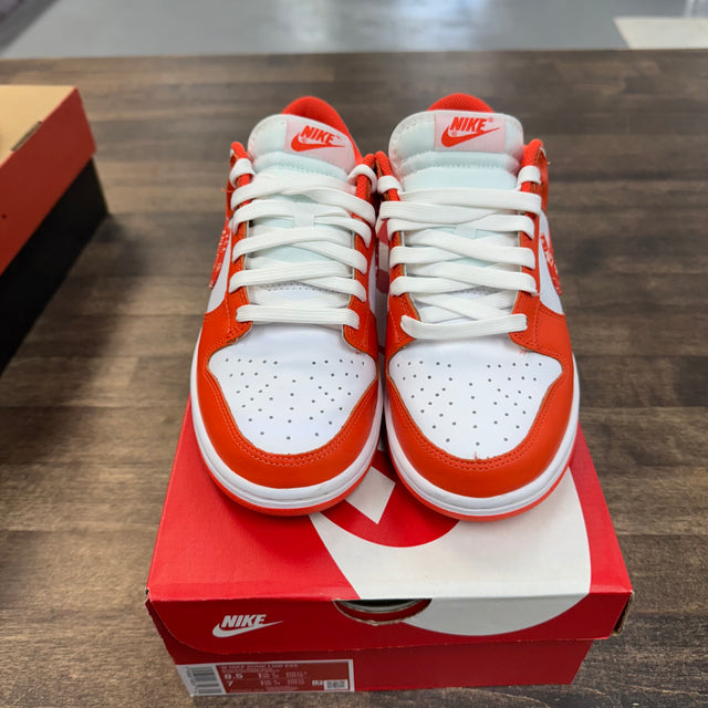 (W) Orange Paisley Dunk Low (USED)