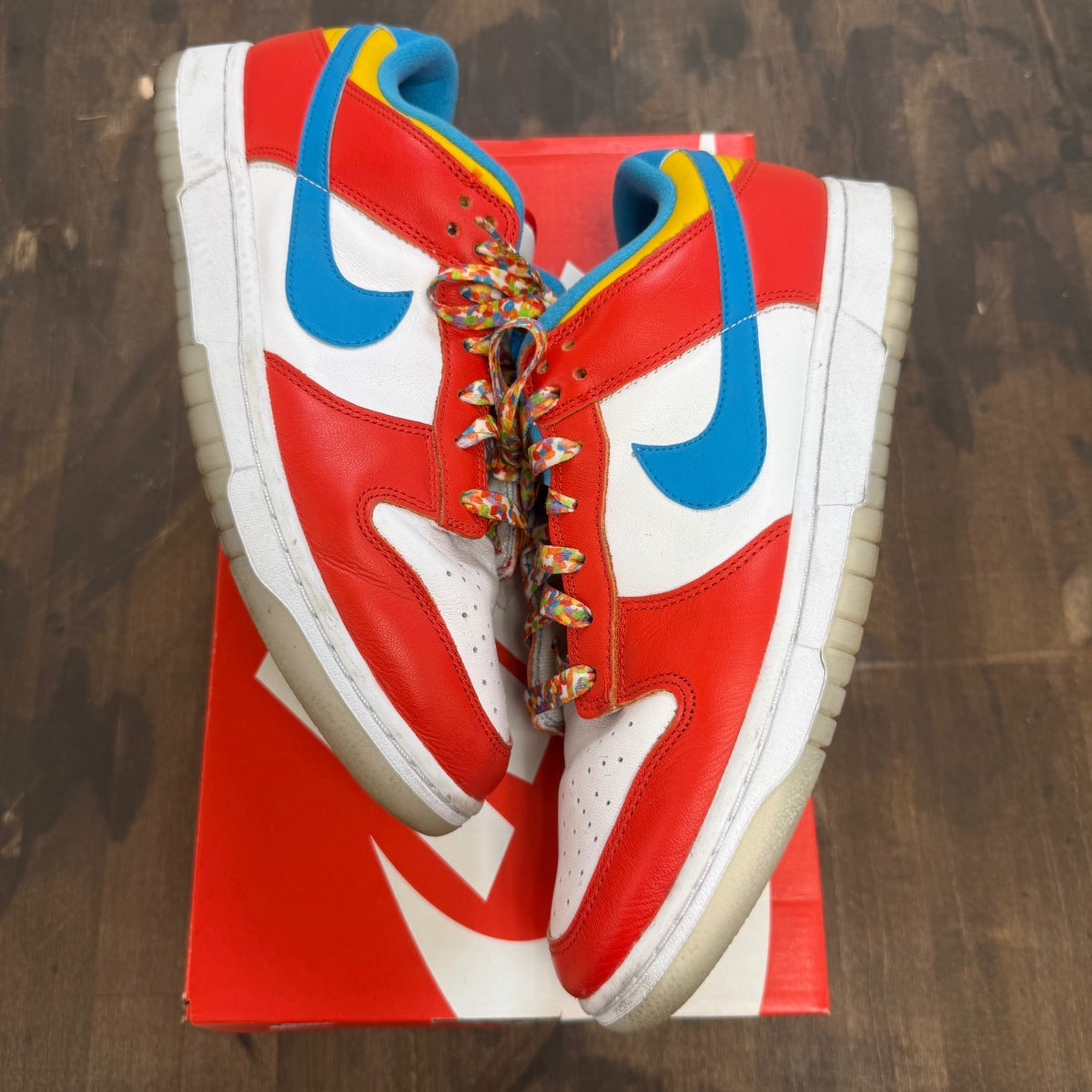 Nike Dunk Low QS LeBron James Fruity Pebbles - Image 1