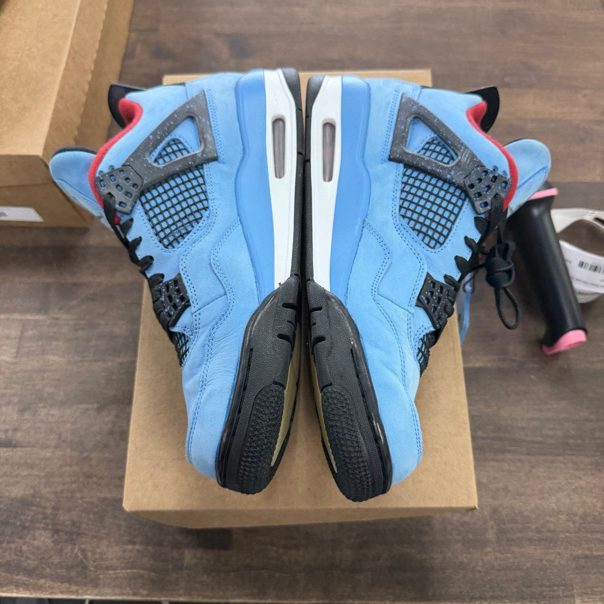 Jordan 4 Retro Travis Scott Cactus Jack Size 9 (Pre-Owned) - Image 5