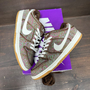 Nike SB Dunk Low Pro Paisley Brown Size 9.5 (Pre-Owned) - tag
