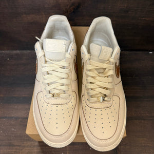 Nike Air Force 1 '07 Pearl White Pale Ivory Sail Light British Tan Size 9.5 (Pre-Owned) - Image 2