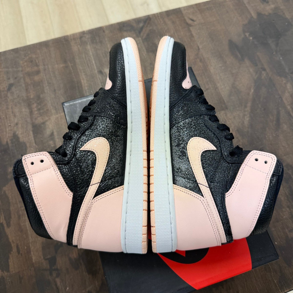 Jordan 1 Retro High Black Crimson Tint - Image 4
