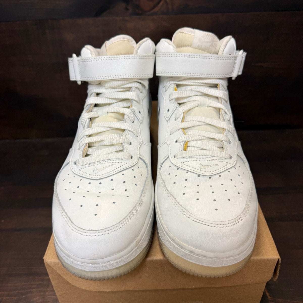 Nike Air Force 1 Mid '07 Color of the Month Summit White Size 11 (Pre-Owned) - Image 3