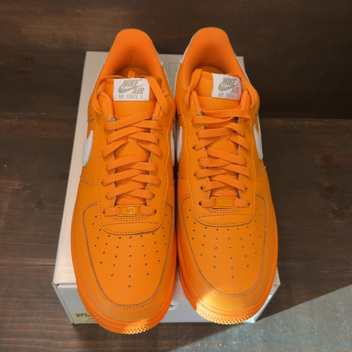 Nike Air Force 1 Low By You 'Canvas, Leather, & Satin Option' Size 12 - tag