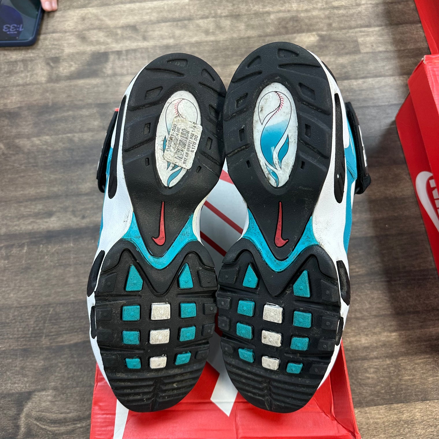 Aqua Nike Air Griffey Max 1 (USED)