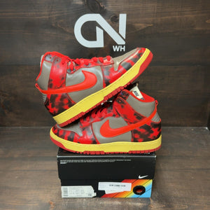 Nike Dunk High 1985 Red Acid Wash Size 11 (Pre-Owned) - Image 1