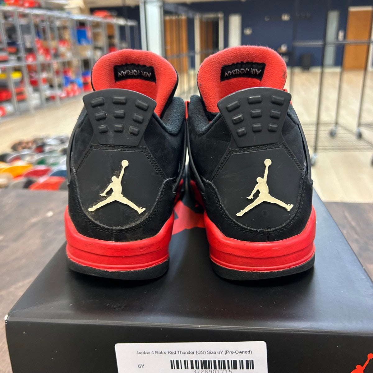 Jordan 4 Retro Red Thunder (GS) - Image 4