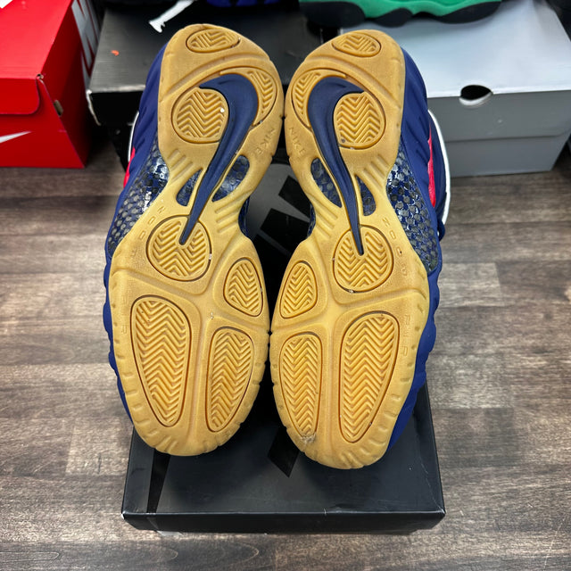 Blue Void University Red Foamposite Pro (USED)