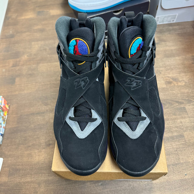 Aqua Jordan 8 Retro (Lightly Worn, No Box)