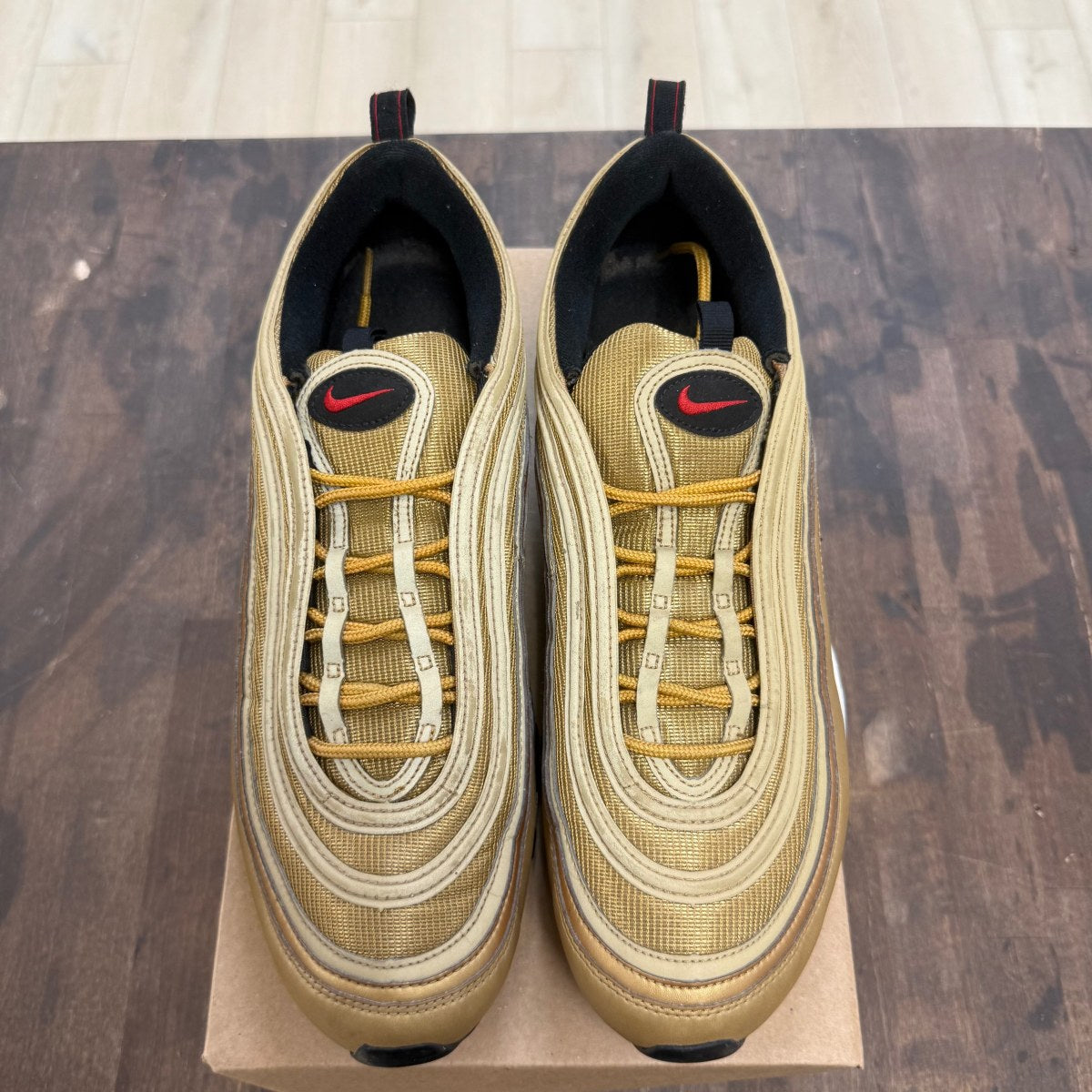 Nike Air Max 97 Metallic Gold (2017/2018) Size 13 (Pre-Owned) - Image 2