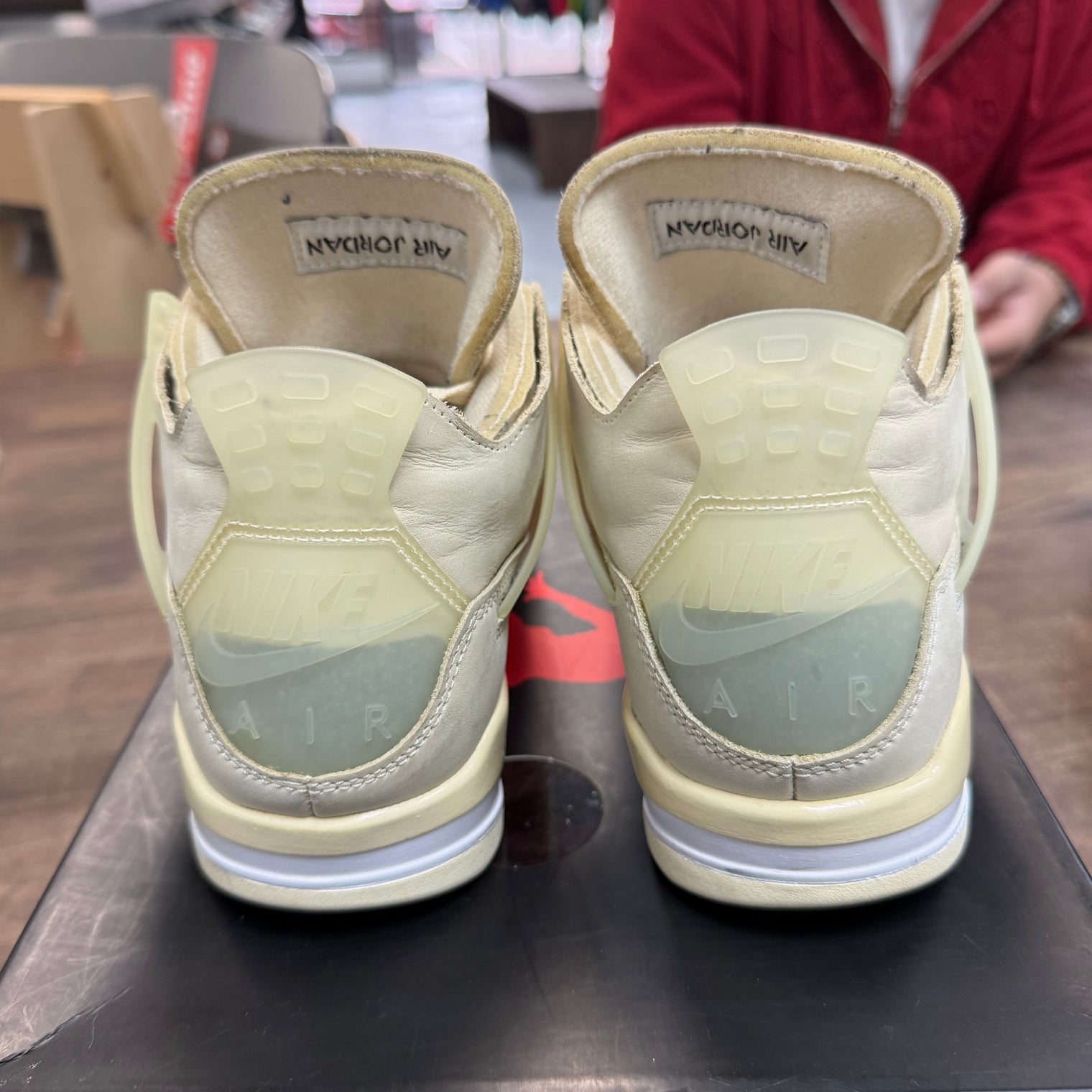 OFF-White Sail Jordan 4 Retro (W) (USED)
