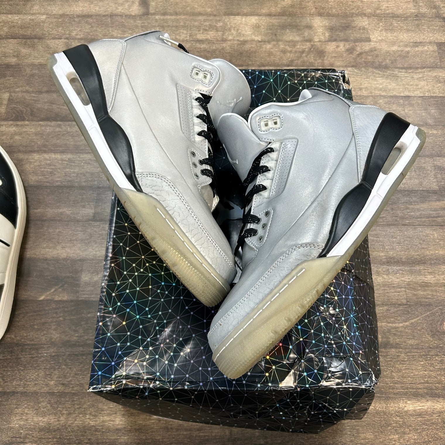 5Lab3 Silver Jordan 3 Retro (USED)