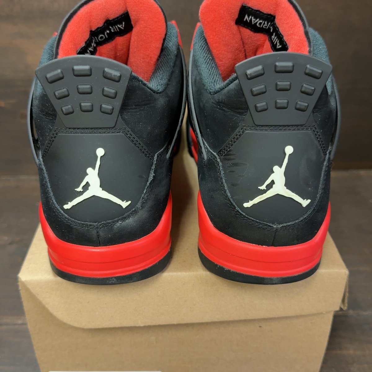 Jordan 4 Retro Red Thunder Size 12 (Pre-Owned) - aux