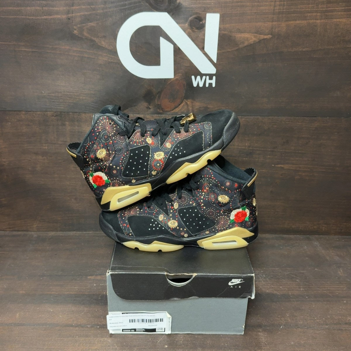 Jordan 6 Retro Chinese New Year (2018) (GS) Size 6Y (Pre-Owned) - Image 1