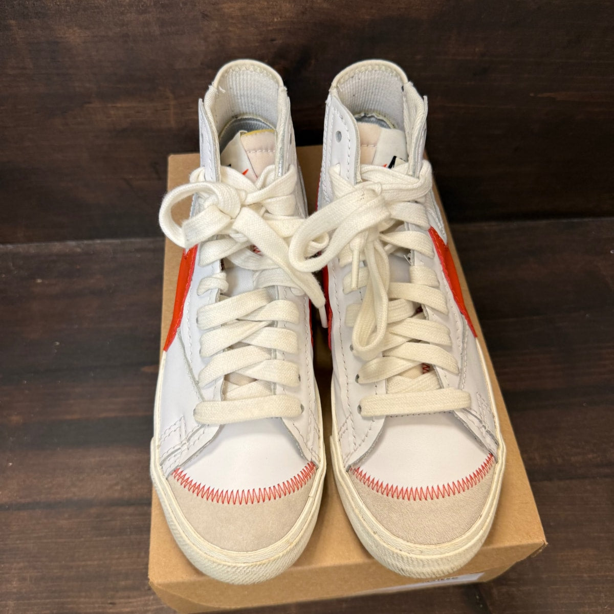 Nike Blazer Mid 77 Jumbo White Total Orange Size 10.5 (Pre-Owned) - Image 2
