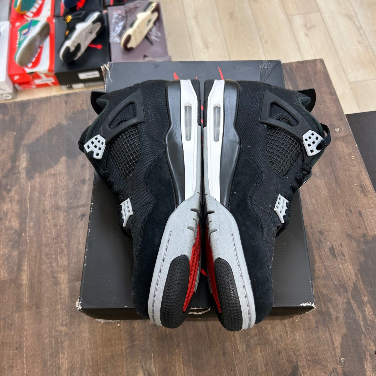 Jordan 4 Retro SE Black Canvas - Image 3