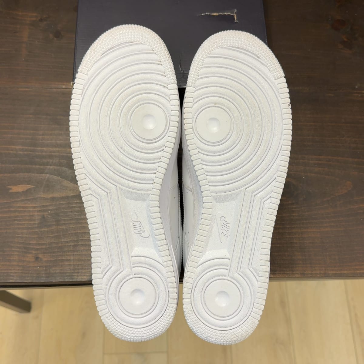 Nike Air Force 1 Low '07 Premium White Patent Size 14 (Pre-Owned) - aux