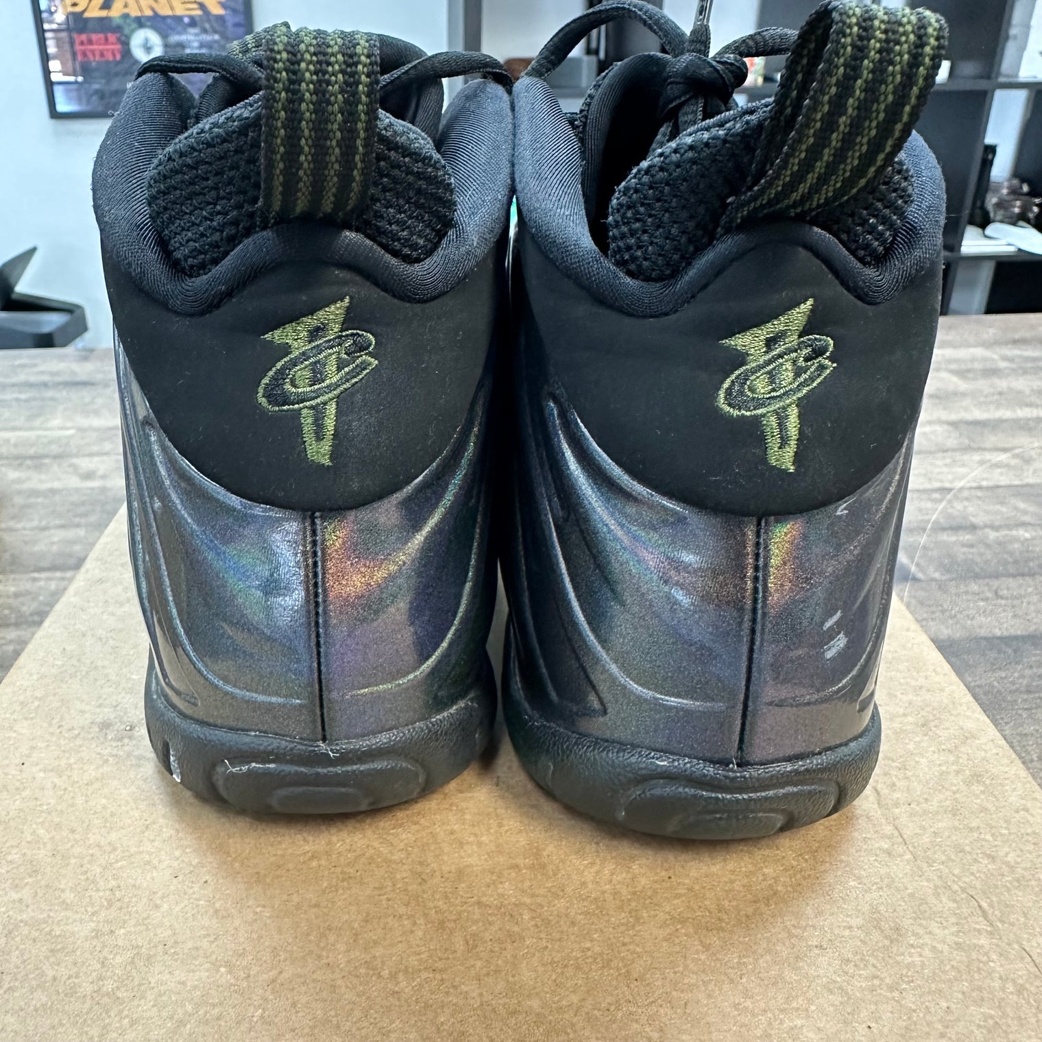 Nike Air Foamposite One Legion Green (GS) (Used, No Box)