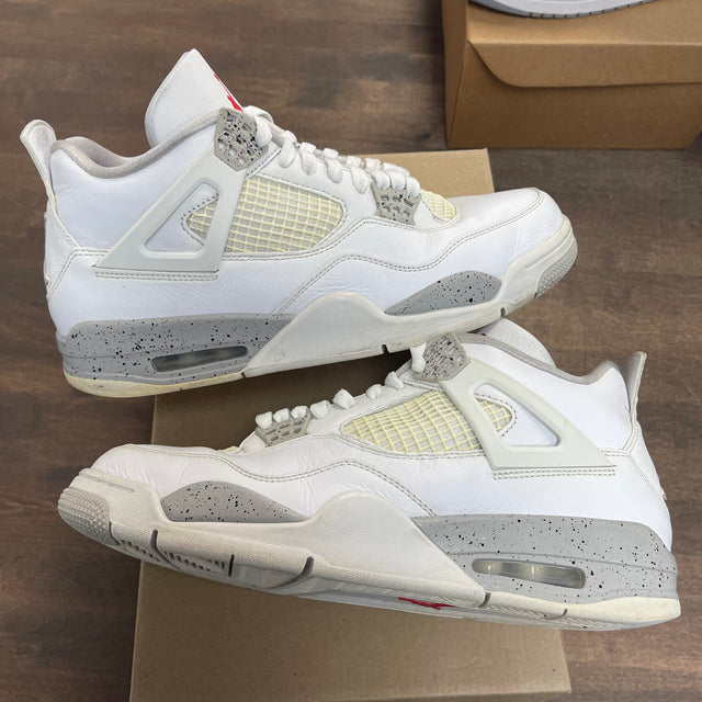 White Oreo Jordan 4 (USED, No Box)