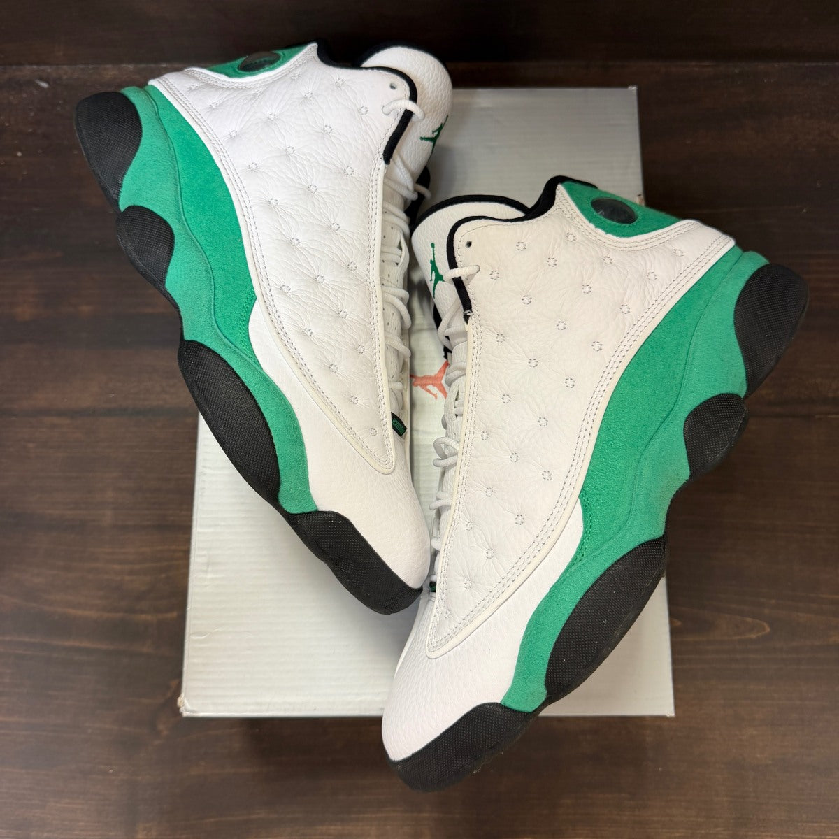 Jordan 13 Retro White Lucky Green - Image 2