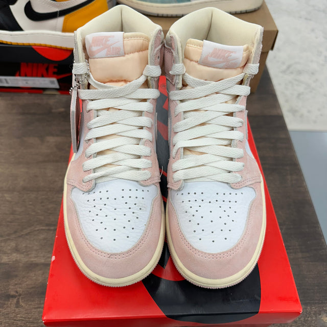 Washed Pink Jordan 1 High (W) (USED)